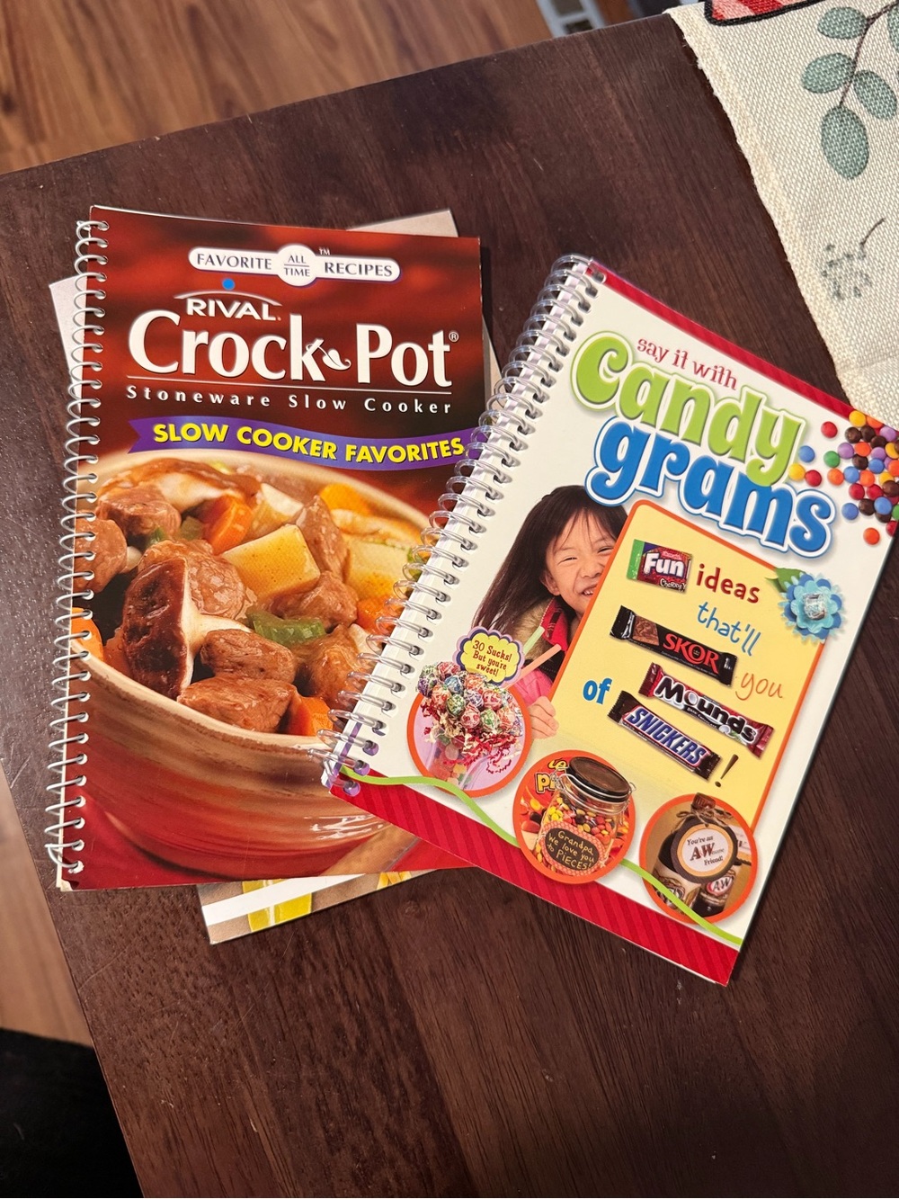 Rival Crock-Pot + Candy Grams Spiral Recipe Books